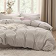 Nestl Blue Heaven Duvet Cover King Size - Soft Double Brushed King Duvet Cover Set, 3 Piece, with Button Closure, 1 Duvet Cover 104x90 inches and 2 Pillow Shams