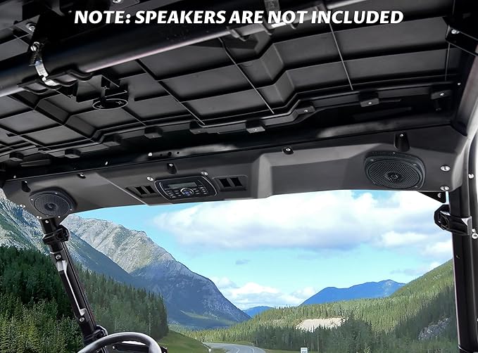 SAUTVS Liner de Techo Delantero con Parlantes 6.5" para Polaris Ranger 1000 miniatura 3