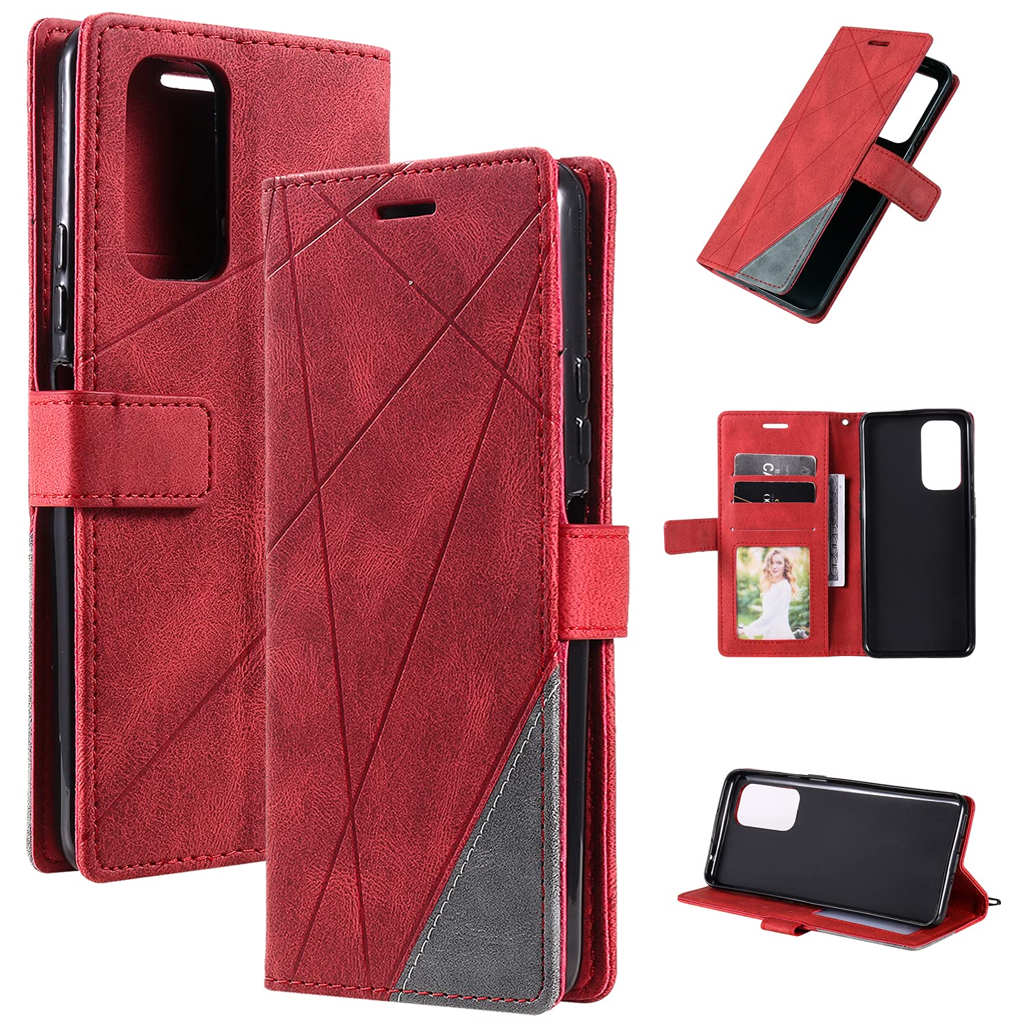 COODIO Coque en Cuir pour Xiaomi 11T 5G, Étui Housse Pochette Fonction Stand pour Xiaomi 11T 5G