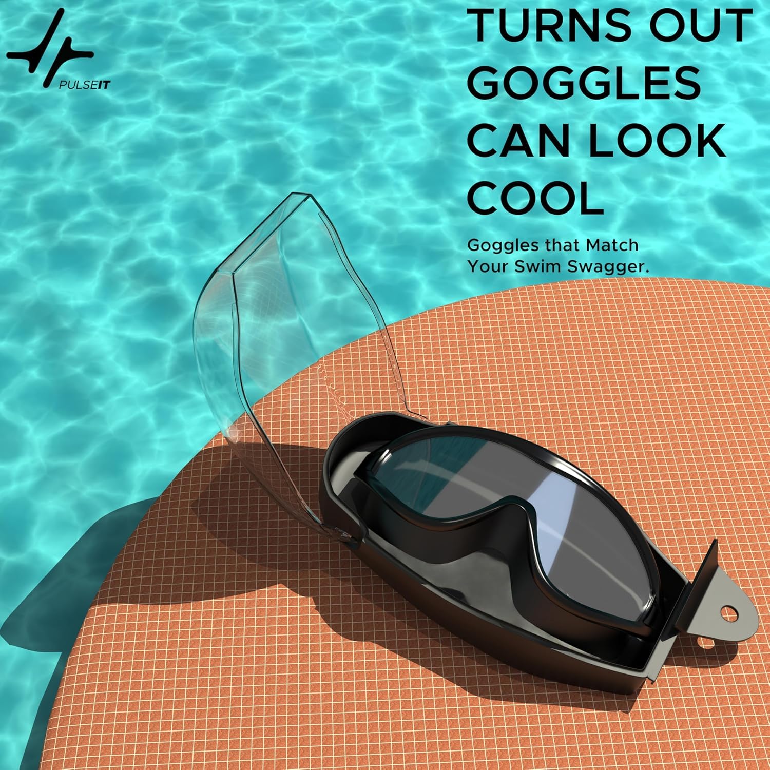 PULSEIT Dive Anti-Fog Swim Goggles & Swimming Goggles | No Leaking, UV Protection, Wide View | Mirrored Lens | Adjustable Strap | Clear Vision | For Men, Women & Kids | Pool & Training 3