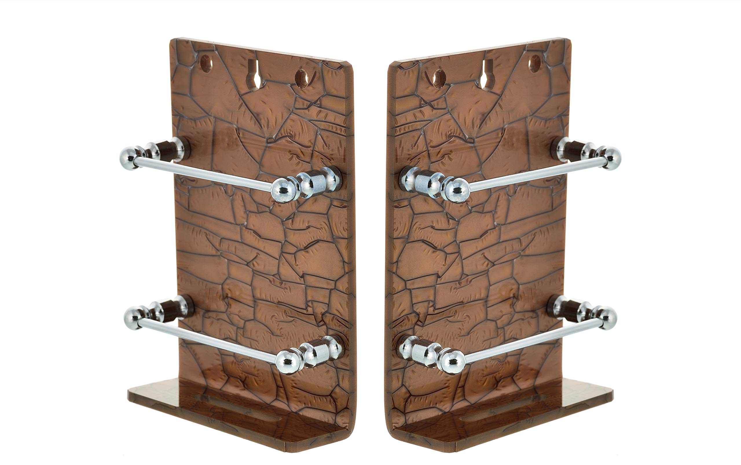 STIMULUS Acrylic Brown Mobile Phone Stand for Wall(Pack of 2), Multi-Purpose Wall Mount Mobile Cell Phone Holder, AC TV Remote Stand, Phone Charging Wall Stand - Made in India (B091MJ47YB) Amazon Price History, Amazon Price Tracker