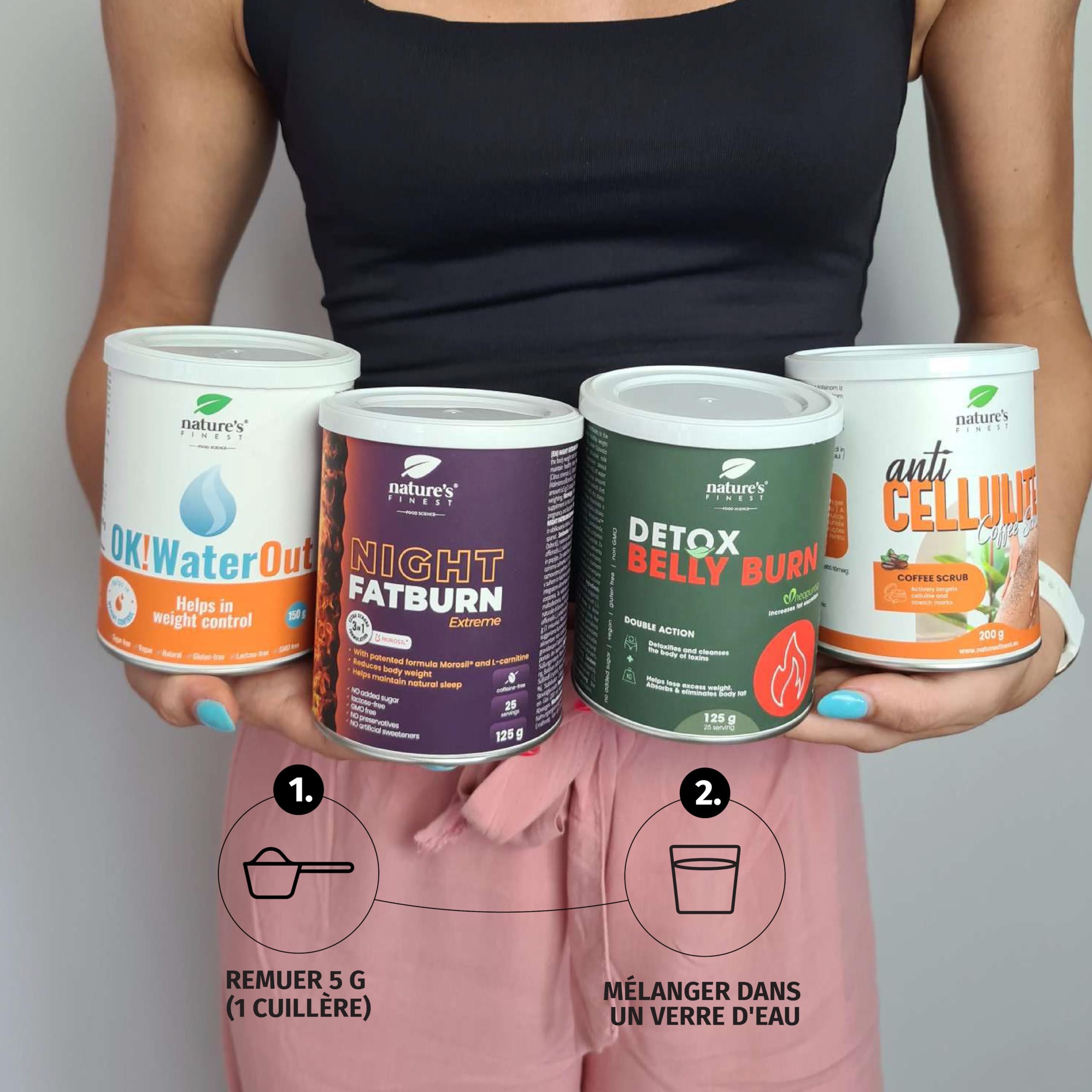 Nature's Finest Bikini Body, Coffret 4 Produits, 600 g