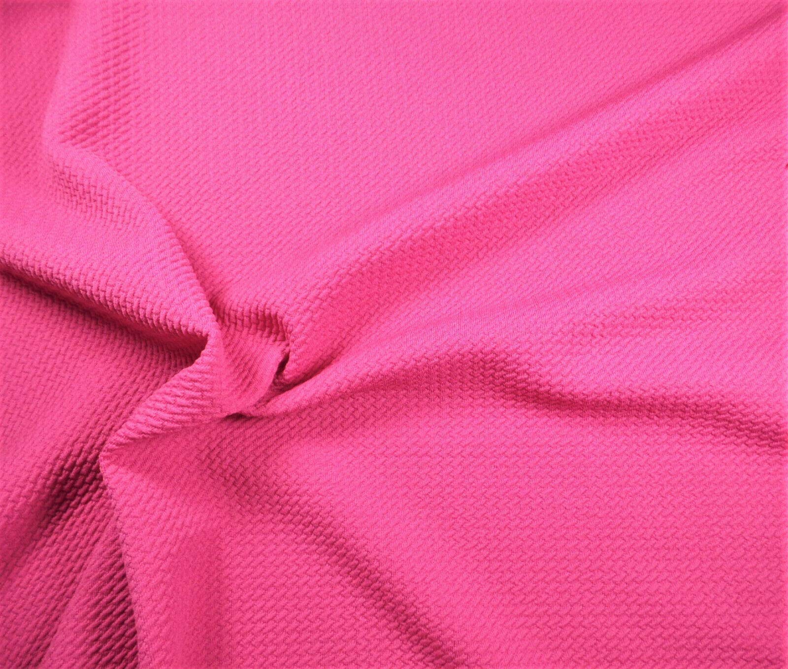Bullet Textured Liverpool Fabric 4 Way Stretch Rose Pink R12