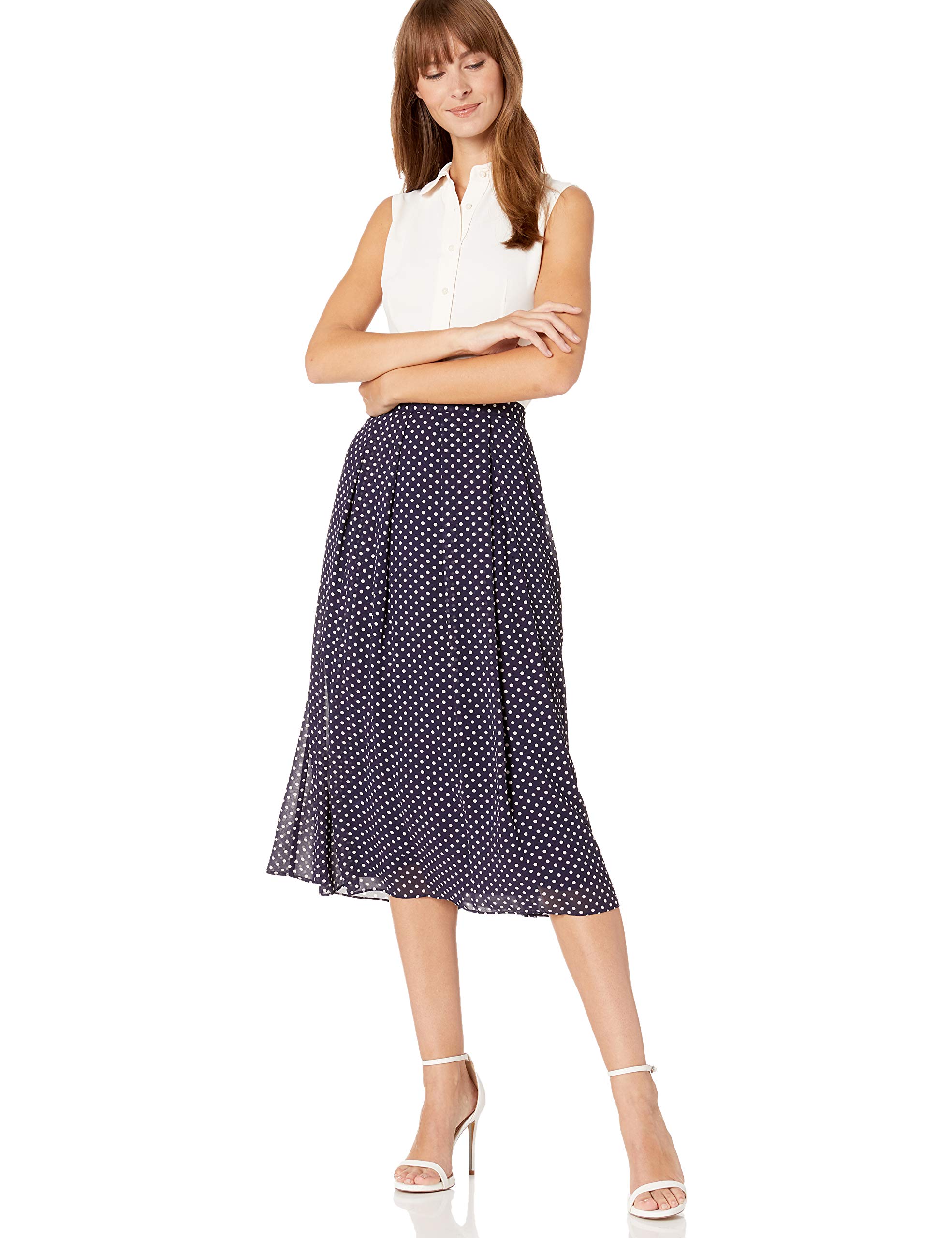 Anne Klein Spódnica Kobiety Pleated Maxi Skirt