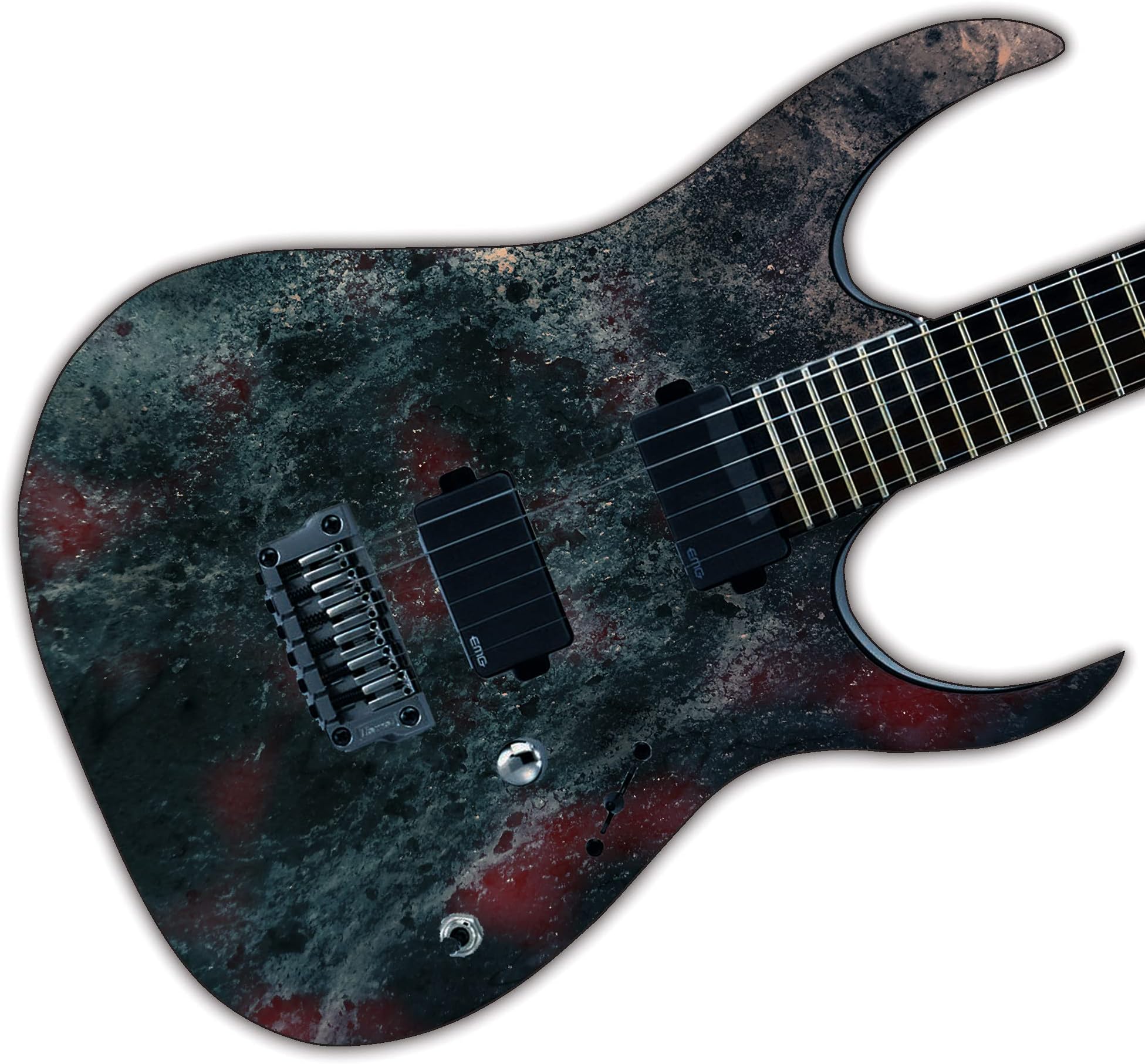 Guitar, Bass or Acoustic Custom Wrap Laminated Vinyl Decal Sticker The Black Hole GS88