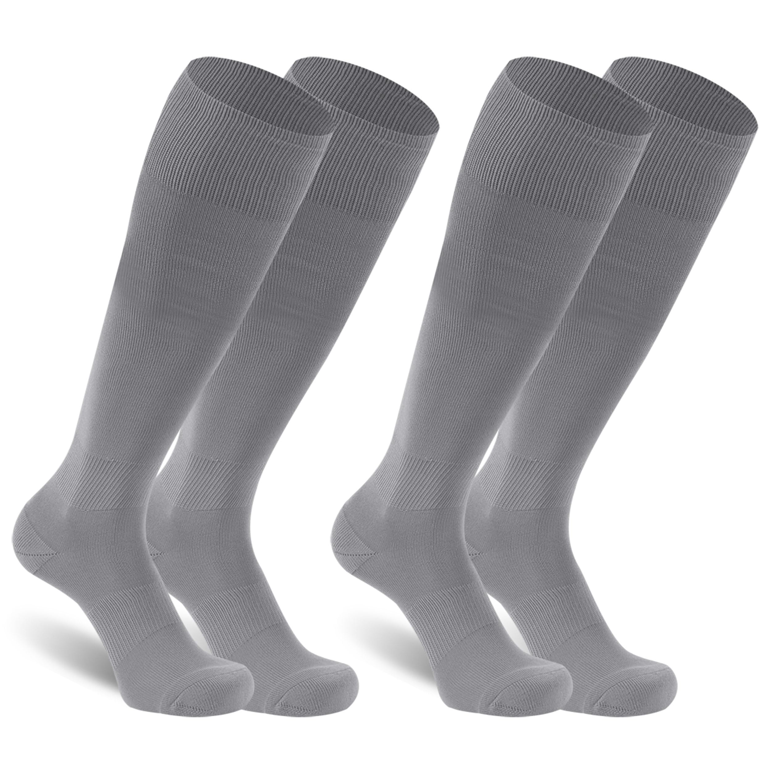Dsource Unisex Soccer Socks, Knee High Solid Baseball Football Sports Team Socks