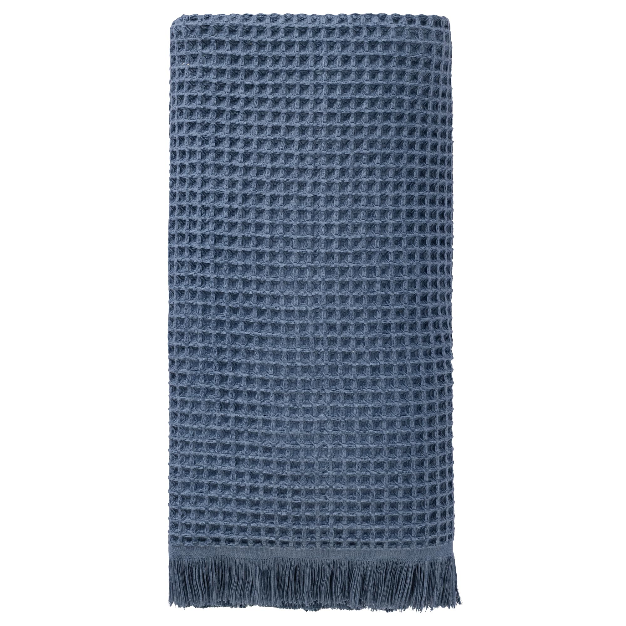 HMETOL 1 Pack Solid Cotton Waffle Quick Dry Highly Bath Towel with Tassel