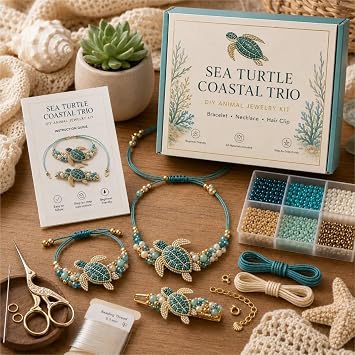 GXDDZM DIY Beaded Bracelet Making Kit, 21 Shape Beginner Friendly Beaded Bracelet Animal Making Kit, Three-Dimensional Beadwork Jewelry Craft Kit with Full Color Instruction Sheet, for Craft Lover