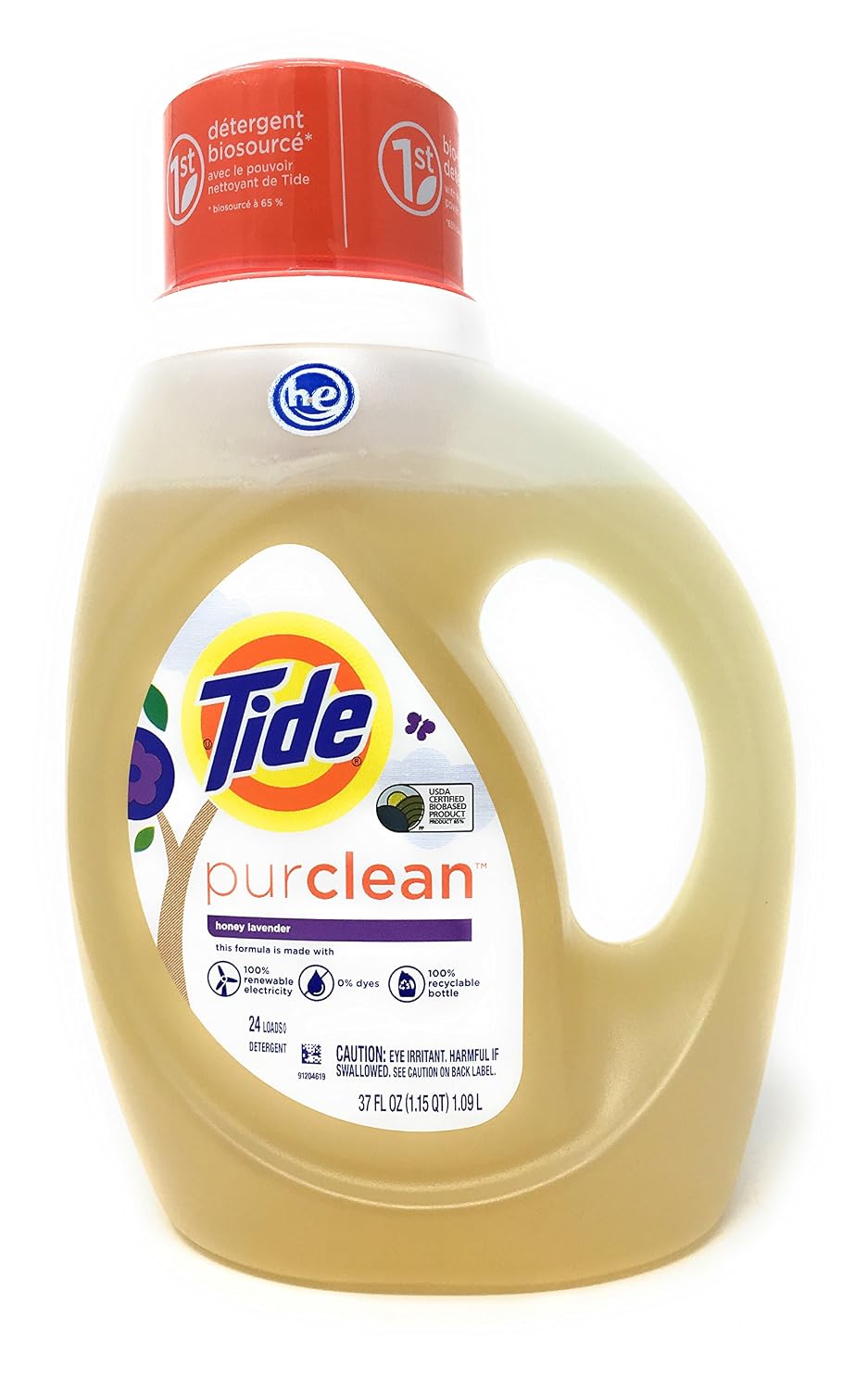 Tide Purclean Honey Lavender Liquid Laundry Detergent, 37 Ounce - Review, Price and Buying Guide