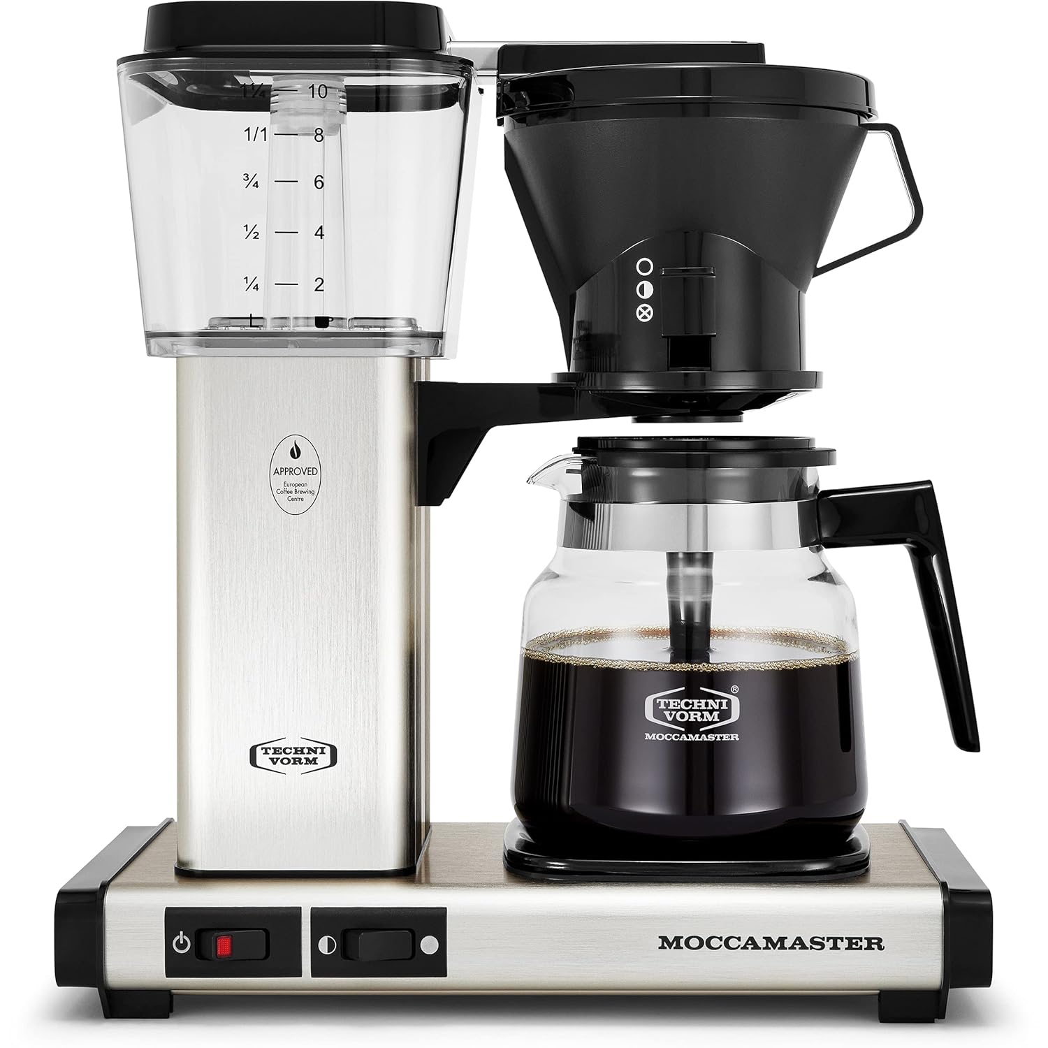 Technivorm 59691 KB Coffee Brewer 40 oz Brushed silver 6 5D x 12 75W x 14H