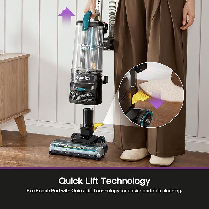 Aspiradora Vertical sin Bolsa con Filtro HEPA y Sensor de Pi miniatura 3