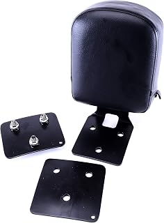 Bestem Backrest for Harley Deuce 00-07, Powder Coated Black