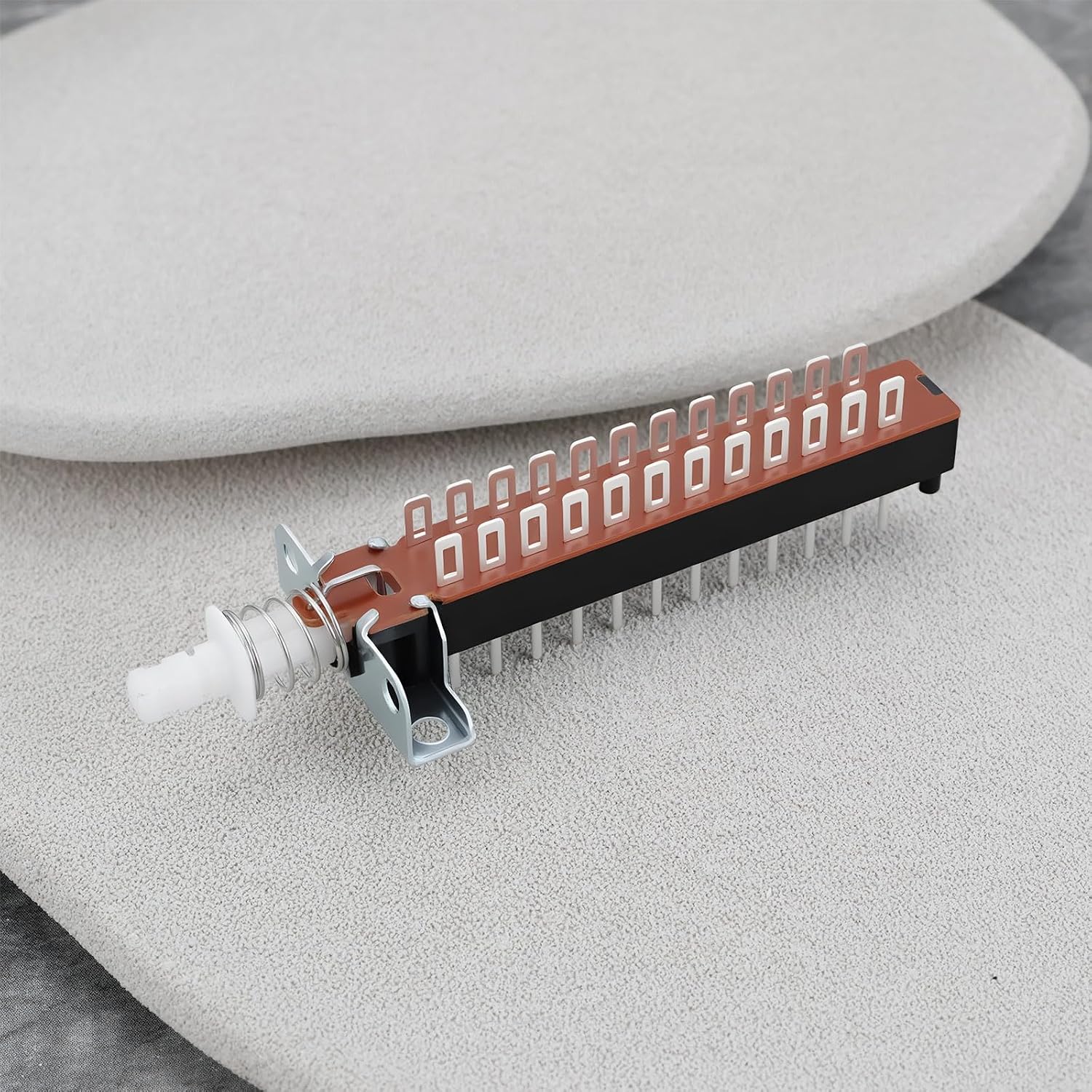 Create idea 2Pcs 8PDT 8 Pole 24 Pin 1 Position Switch Self-Locking Push Button Switch DC30V 1A for Signal Control