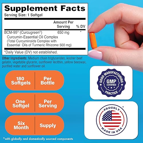 Miniatura 2 de Curcu gel ultra de 0018 oz BCM-95 realza la absorción de la curcumina HTN0227 180