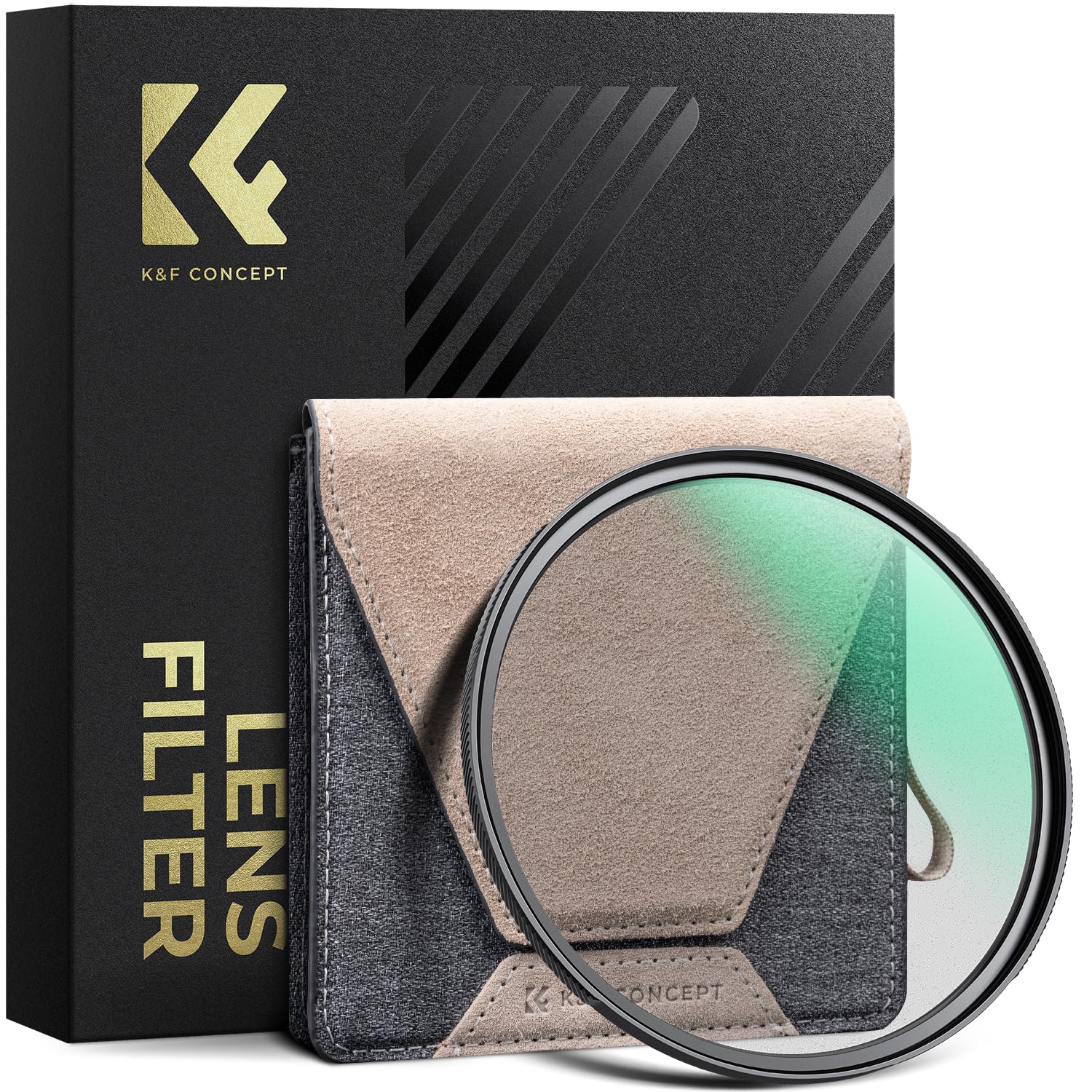 K&F CONCEPT 77mm Filtre Black Diffusion 1/4 Mist en Cuivre Nano-X Pro Série