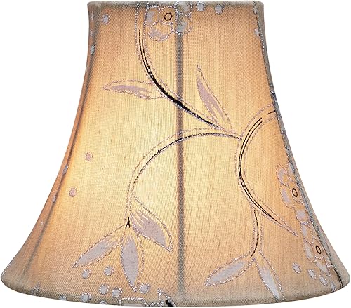 Miniatura 5 de Aspen Creative 30069-5A, lámpara de araña con clip de campana, color dorado claro, 3 pulgadas superior x 6 pulgadas inferior x 5 pulgadas altura