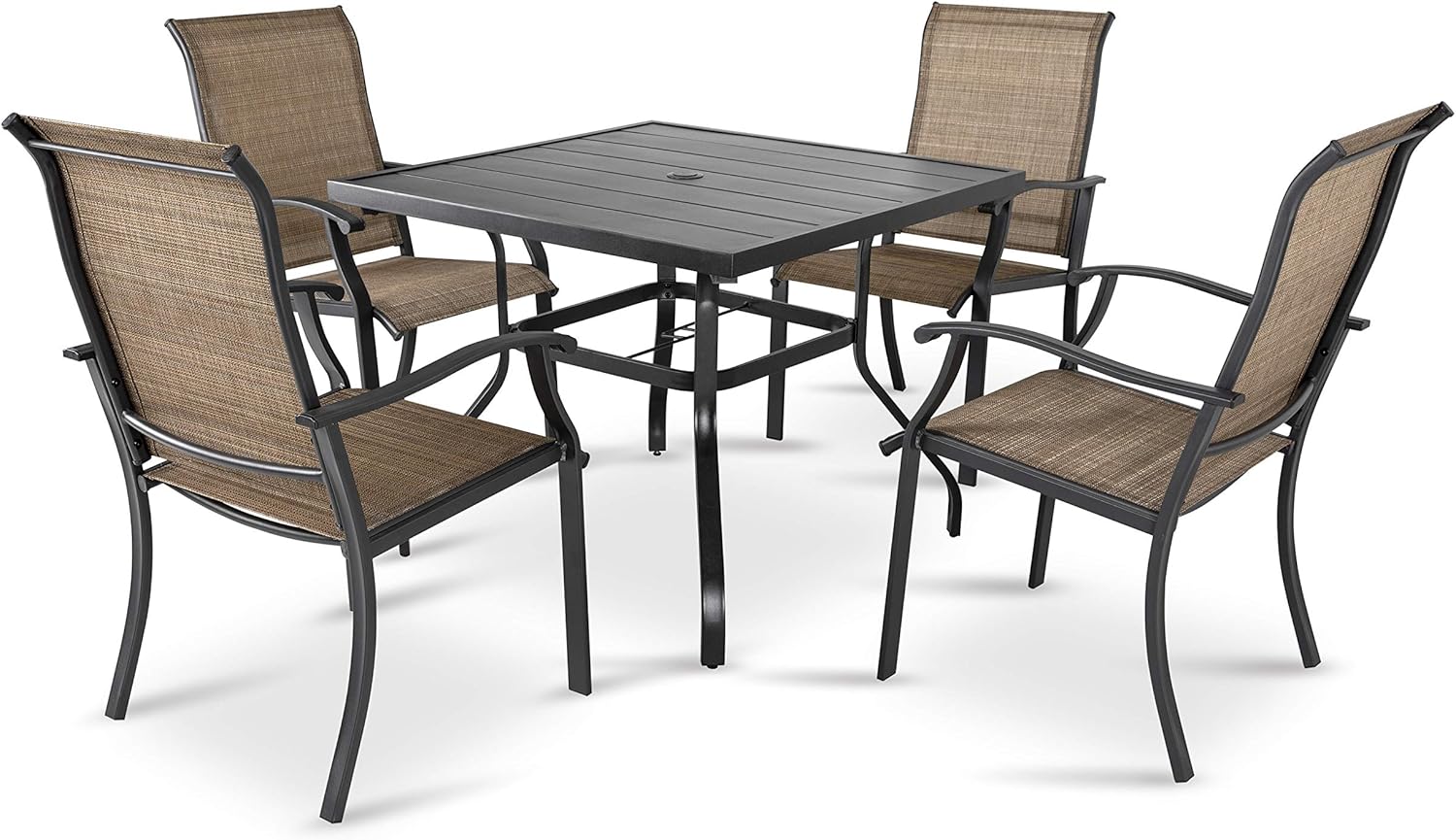 NUU GARDEN 5 Piece Patio Dining Set Outdoor Table and