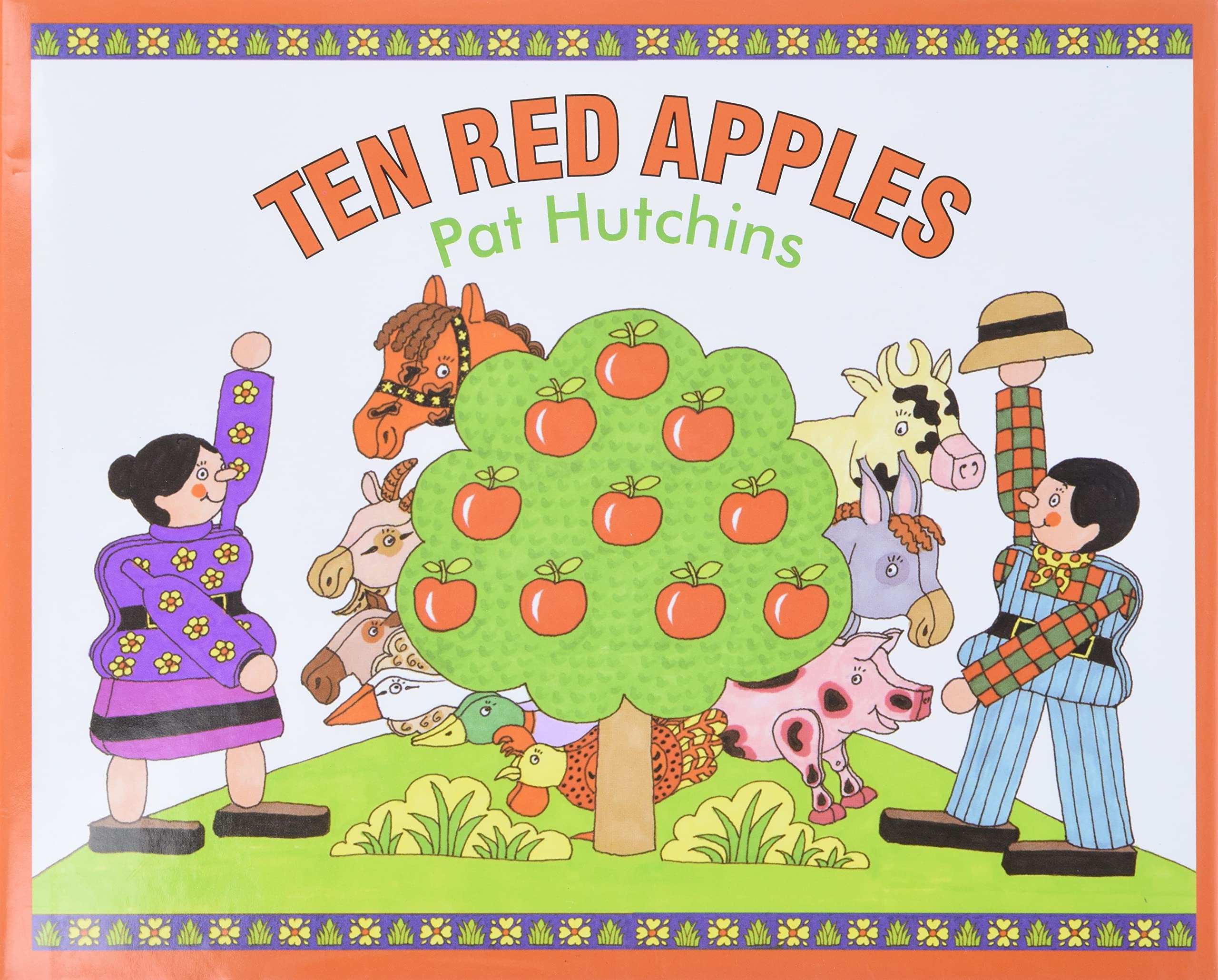 Ten Red Apples: A Delightful Picture Book About Farm Animals and Learning to Count by Pat Hutchins