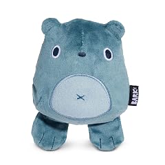 Barkbox Grey Bear Hugger Super Chewer 2-in-1 Plush Exterior Hard Core Plush Toy Large Breeds