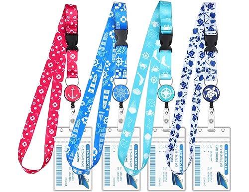 Best Cruise Lanyards [4-Pack]: Secure Your Ship Cards with Style