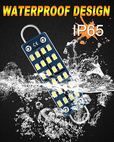 Miniatura 7 de Qasim Bombilla LED de 1.732 in de 1.73 pulgadas para coche, rígida, 2016, chip extremadamente brillante, 211-2, 212-2, 561, 578, luces de cúpula de