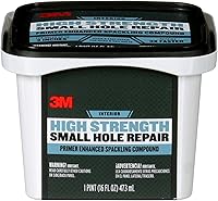 3M High Strength Small Hole Repair Spackling Compound 16oz - Primer Enhanced, 3X Faster Dry, No Shrink/Crack/Sag for Nicks & Nail Holes