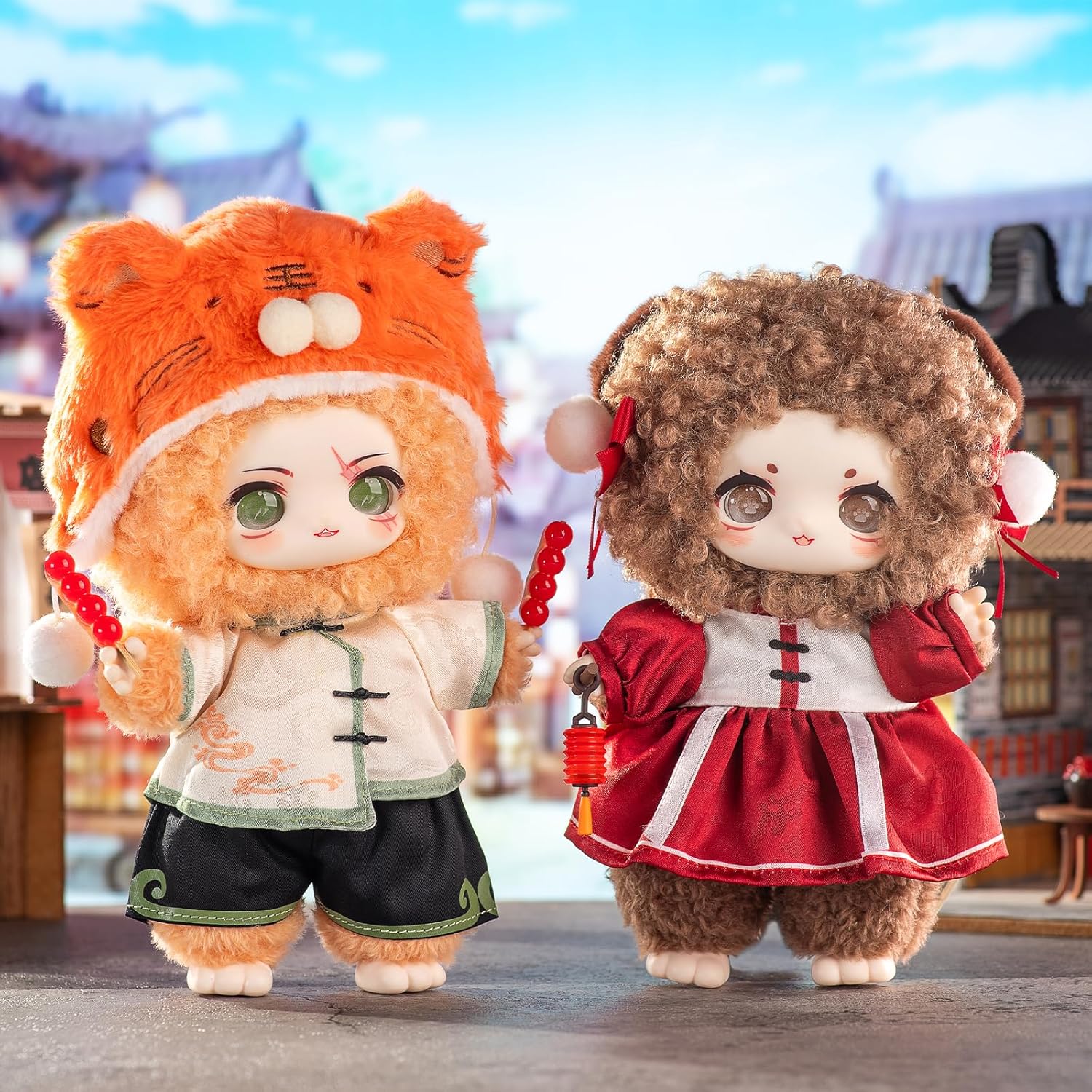 CALEMBOU Plush Doll Blind Box, Nagi Mountain and River Romance Series Mystery Blind Figure, Kawaii 1 of 6 Possible Collectibe Vinyl Plush Toys Birthday Gifts (Mountain and River Romance Series) - Image 4