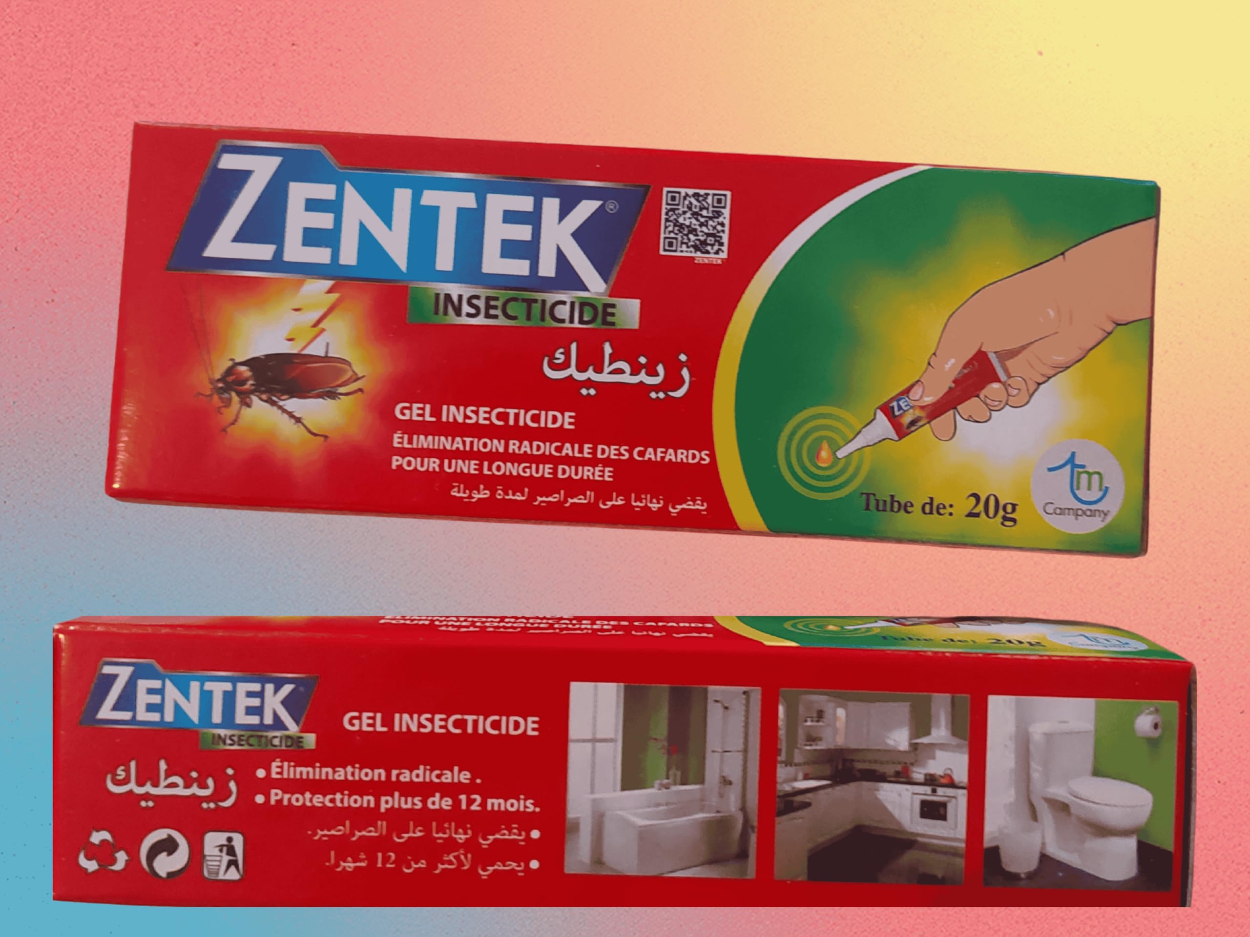 Gel Anti Cafards Extermination Totale En 24/48 h