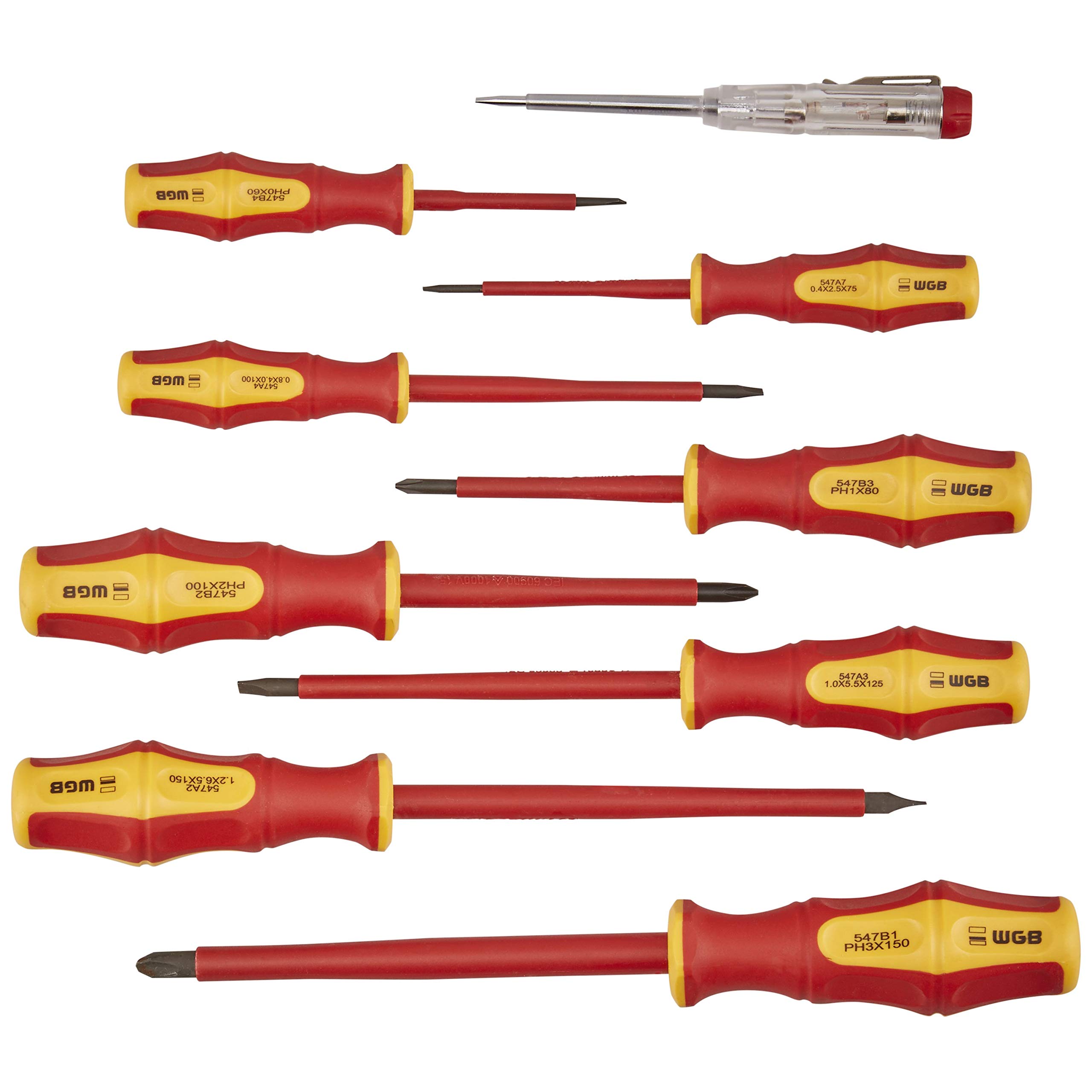 VDE Schraubendreher-Set, DIN ISO 2380, DIN ISO 8764 - 5