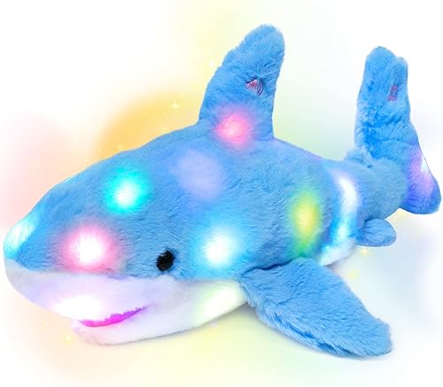 Miniatura 11 de Hopearl Oso polar de peluche con luces LED y música, con volumen ajustable, canciones de cuna, animado, da calma, para festival, cumpleaños, niños