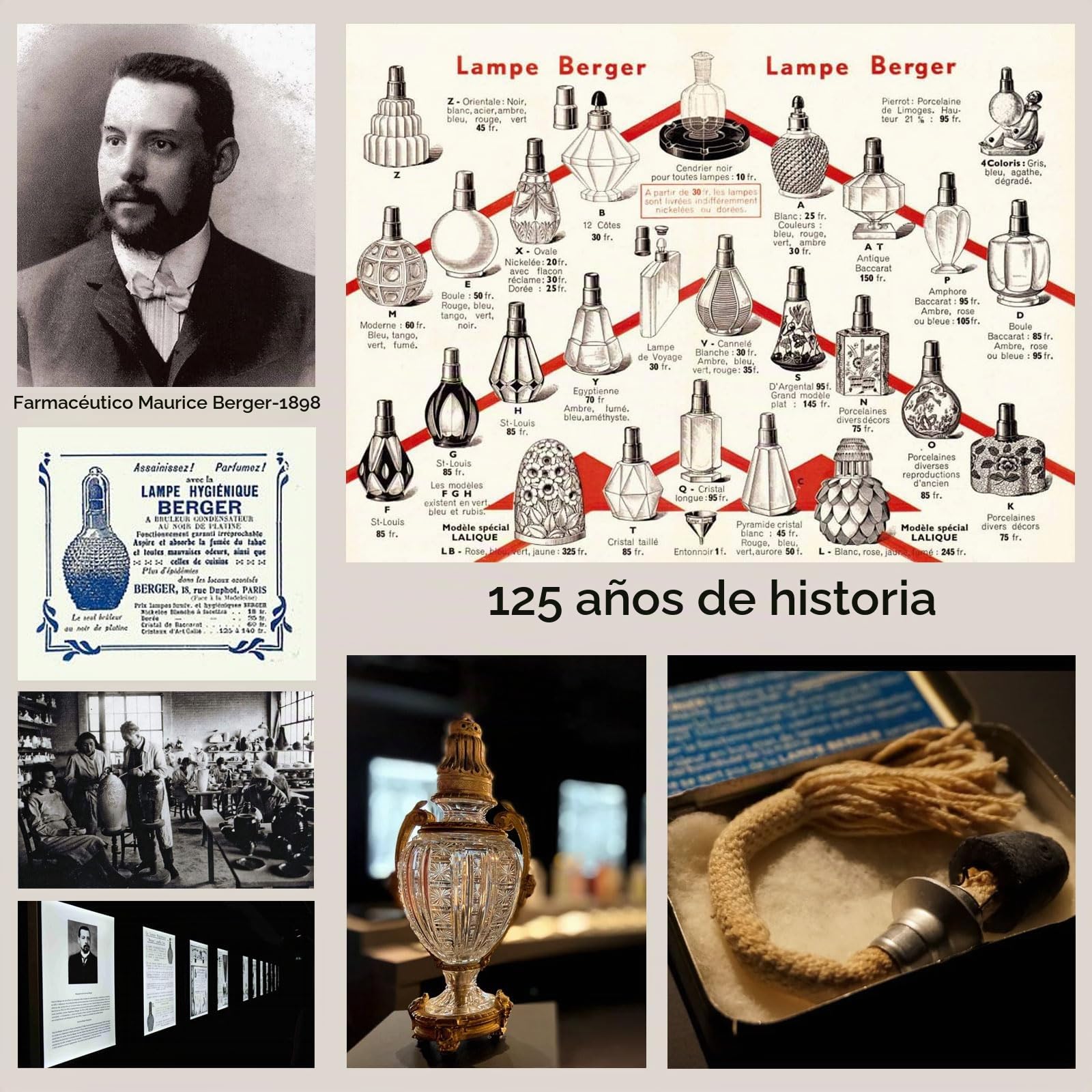 Lámpara Catalítica Enigma Gris Maison Berger Paris 1898