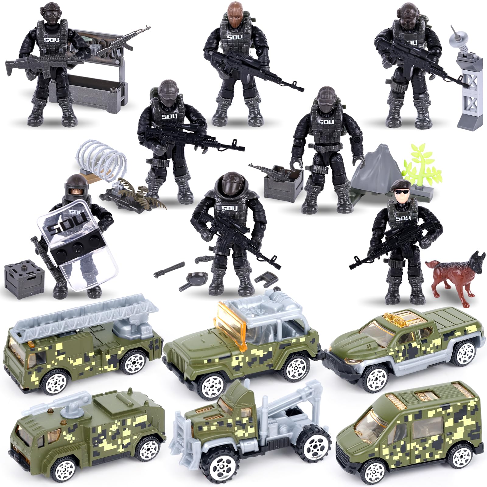 アクションフィギュア 8体セット 警察官・消防士 519E-JANfOL._UF894,1000_QL80_.jpg