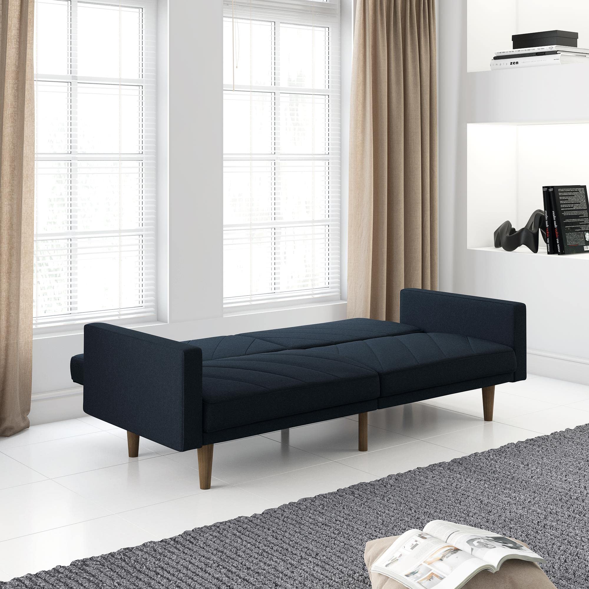 DHP Paxson (Reino Unido) Clic Clac Sofá Cama, Azul Marino