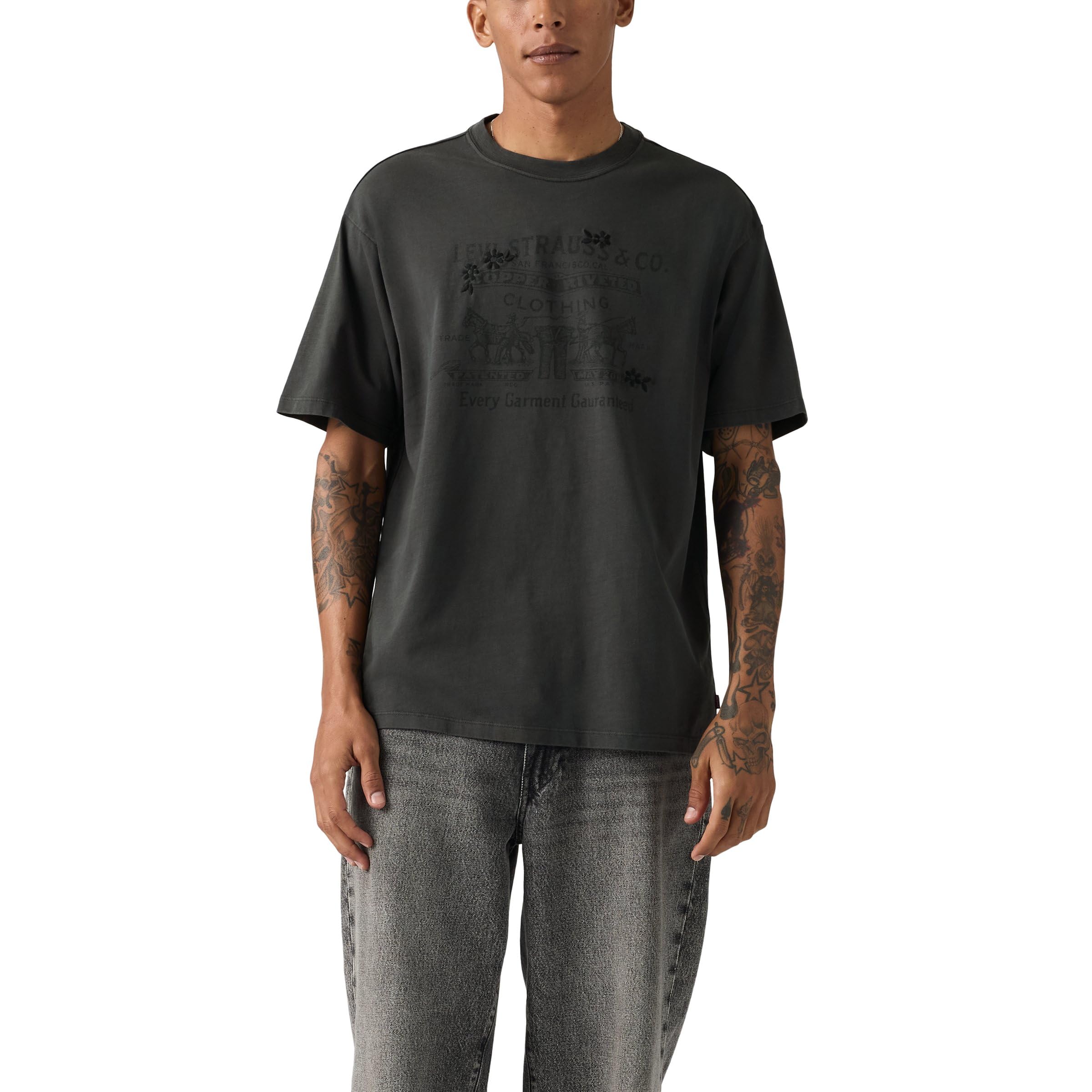 Vintage Fit Graphic Tee Craft Serif 3 Ph