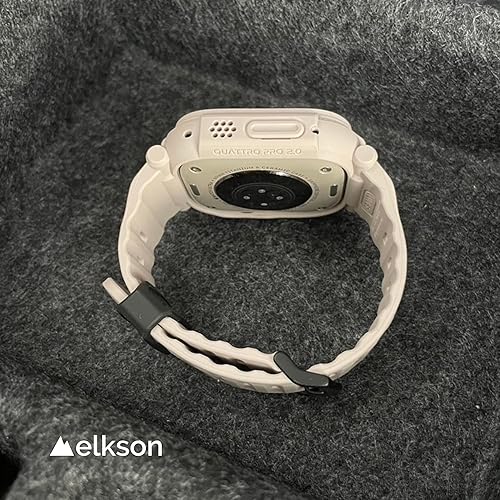 Miniatura 5 de elkson Quattro Pro Series - Funda para Apple Watch Ultra 2 1, protector de pantalla de vidrio templado, resistente para iWatch, correa de