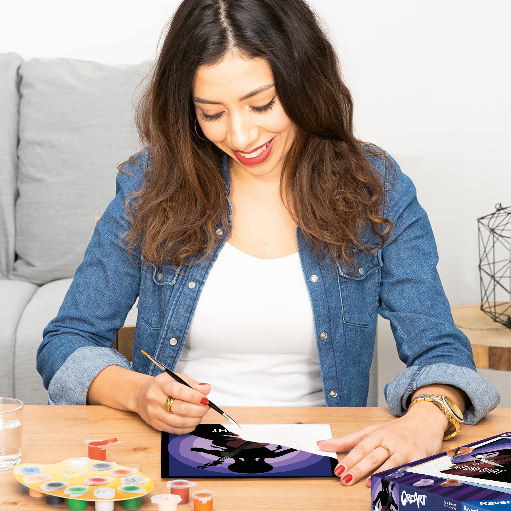 CreArt - 18x24cm - Mercredi | Peinture - Numéro D'art | Loisirs