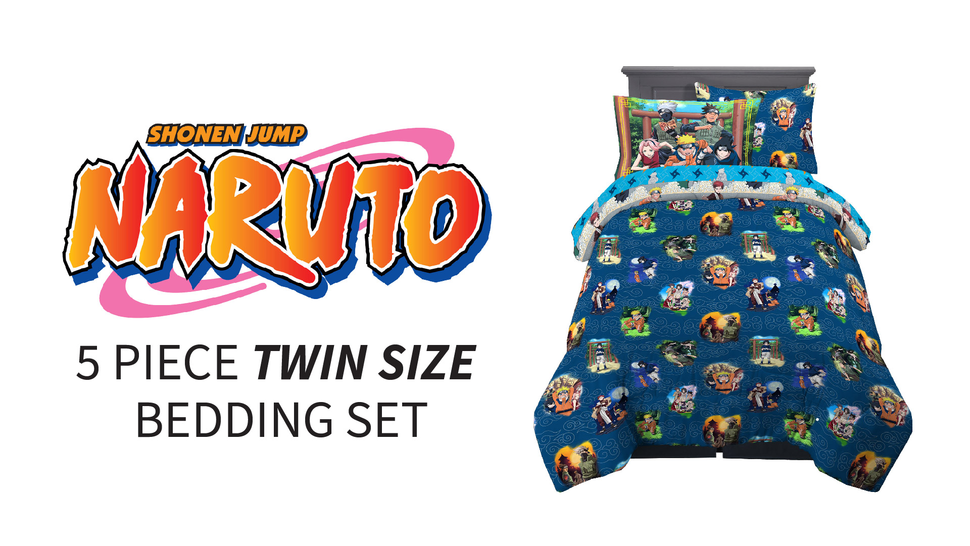 Amazon.com: Naruto Anime Bedding Super Soft Comforter And Sheet