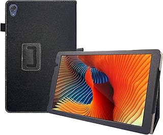 (Rear Camera at Top Left Corner) Transwon Case for Lville Android 13 Tablet P11/ Baken D10A/BaKEN M10 Tablet 10.1/PRITOM TAB 10 Lite Tablet/VOLENTEX VASOUN Tab 10 Lite Tablet/VASOUN M10 Case - Black