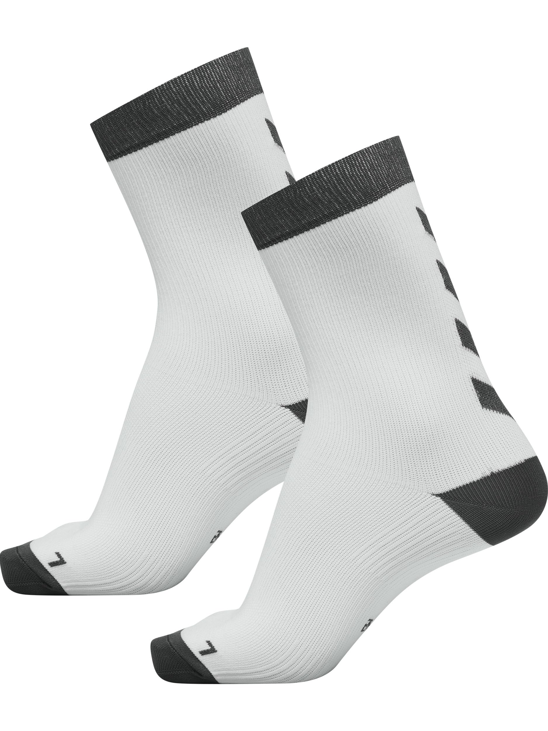 hummel Element Indoor Sport Sock 2, White / Asphalt, 46/48