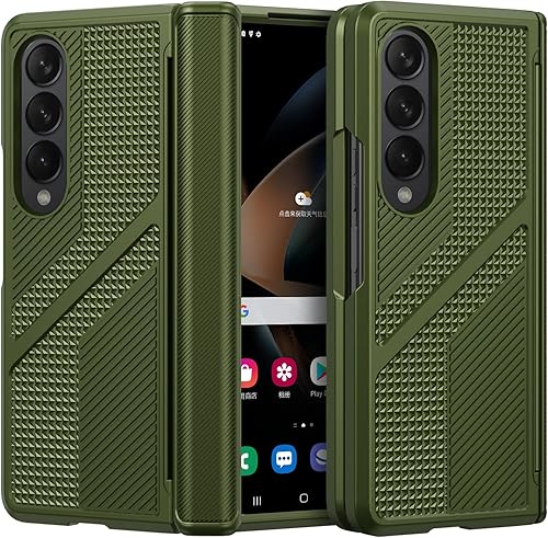 Miniatura 1 de Funda para Galaxy Z Fold 4, funda plegable Z 4, protección de bisagra, ultrafina de policarbonato mate, a prueba de golpes, funda resistente para