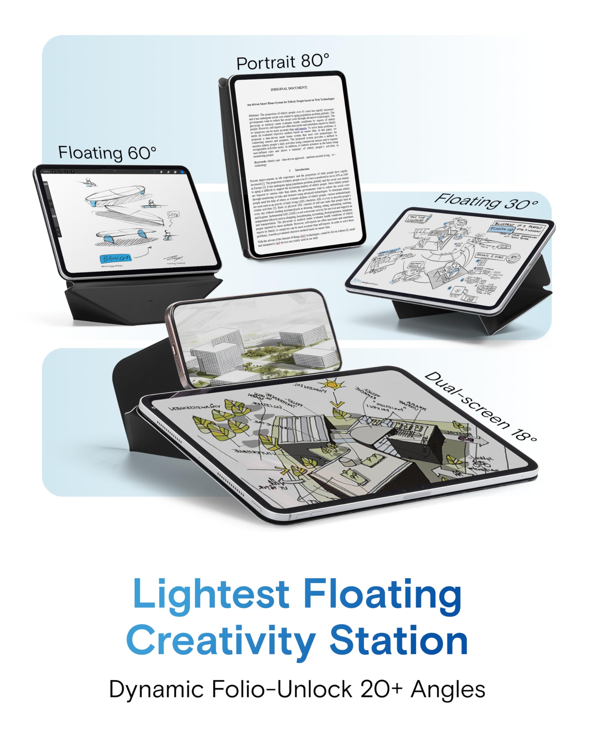 Amazon.com: MOFT Dynamic Folio Case for iPad Air 13-inch (M3 2025