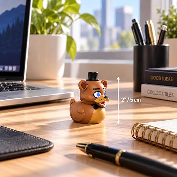 TUBBZ: FNAF - Freddy Fazbear Animatronic Bear Mini Rubber Duck 5 cm