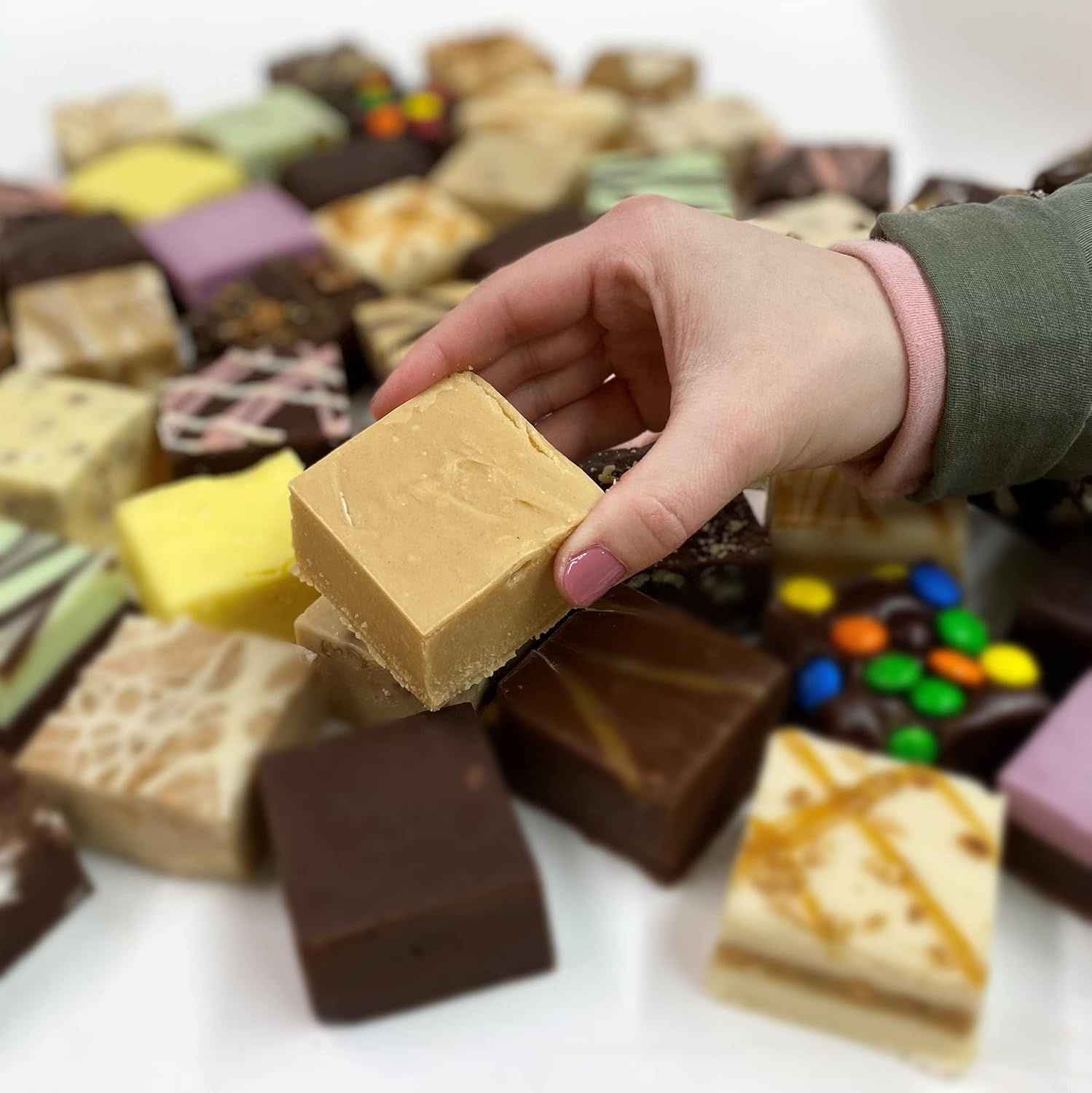 Valley Fudge, Peanut Butter, Fresh Artisan Fudge, Real Butter, Gourmet Candy, One Pound Package