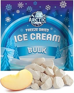 Arctic Farms Freeze Dried Ice Cream Bits Bagged and Boxed - Does Not Melt (1lb, Snow Apple)