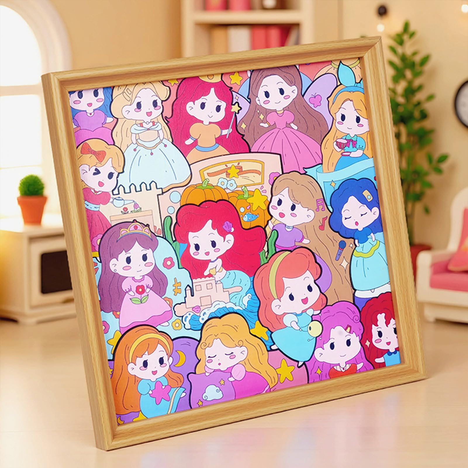 Cornice Per Puzzle Giochi Educativi Per Bambine Con Attività Di Colorazione | Giochi di Puzzle con Disegni per Bambini Per Bambini Ragazzi e Ragazze Camera da Aula Stanza dei Giochi Compleanno e F