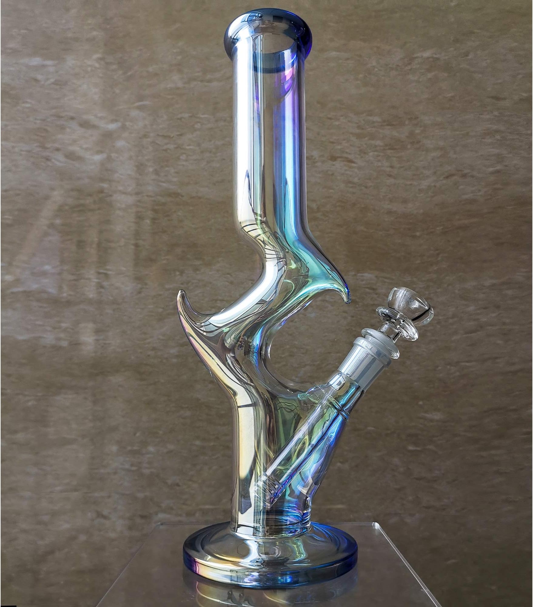 REANICE Glasbong Wasser 14.5mm Hoch 12inch R?uchern Shisha ¡§1berzug EIS Bongs Percolator Wasserpfeife Chillum Bubblers ?- ¡­