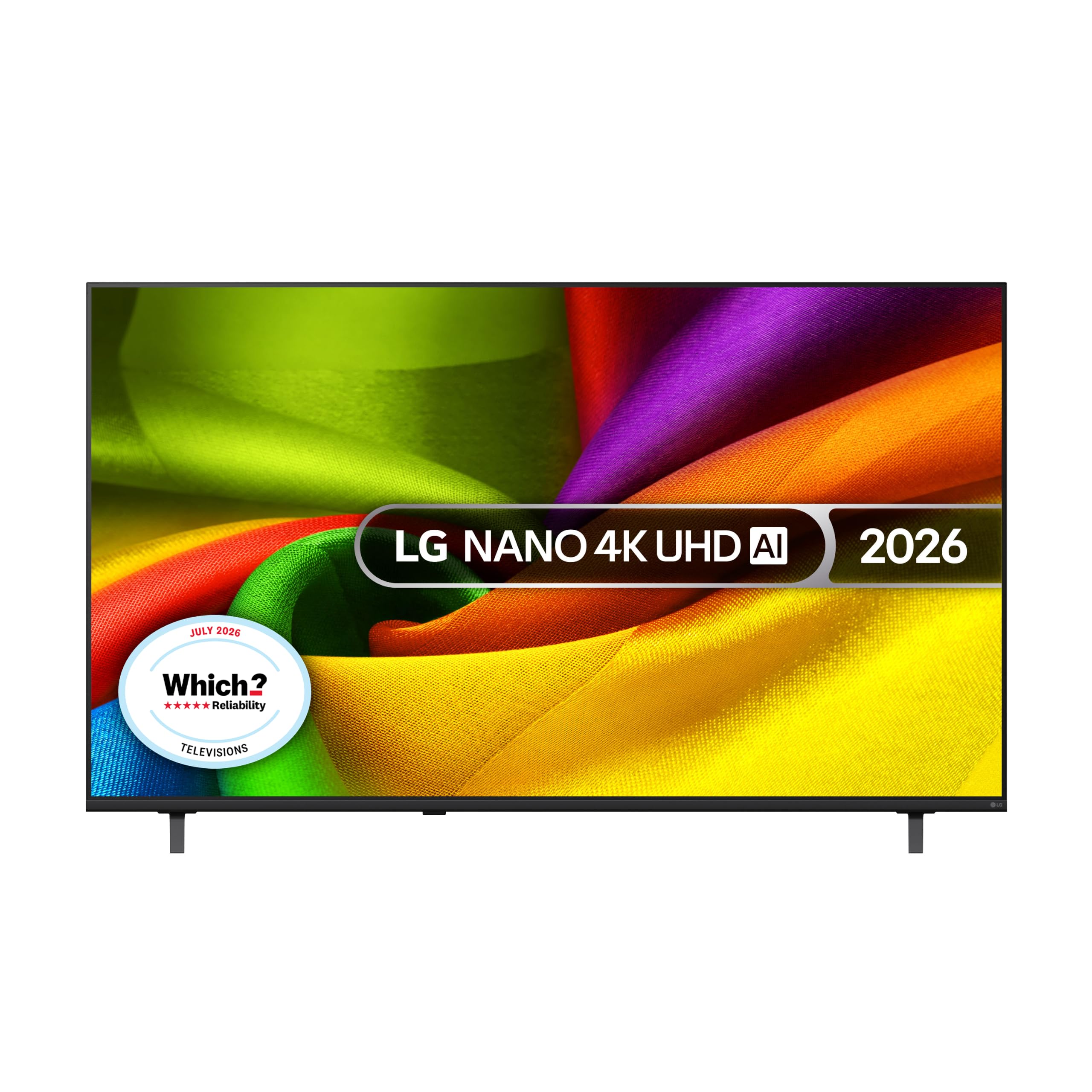 LG 65NU850B6LA Nano UHD AI NU85 4K Smart TV, α7 Processor Gen9, 60Hz, HDR10, Filmmaker Mode™, Google Cast, Apple AirPlay 2, Model Year 2026