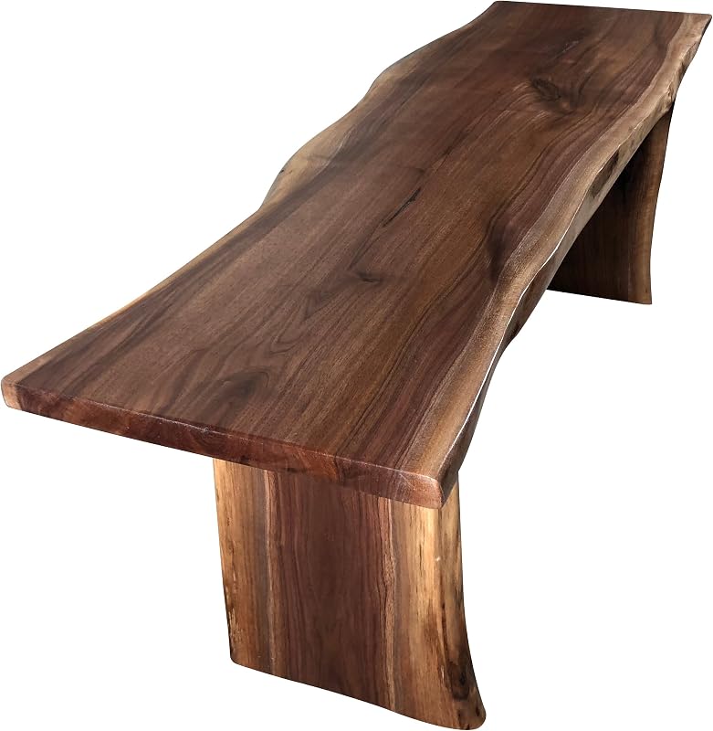 Rustic Red Door Live Edge Wood Bench — $599