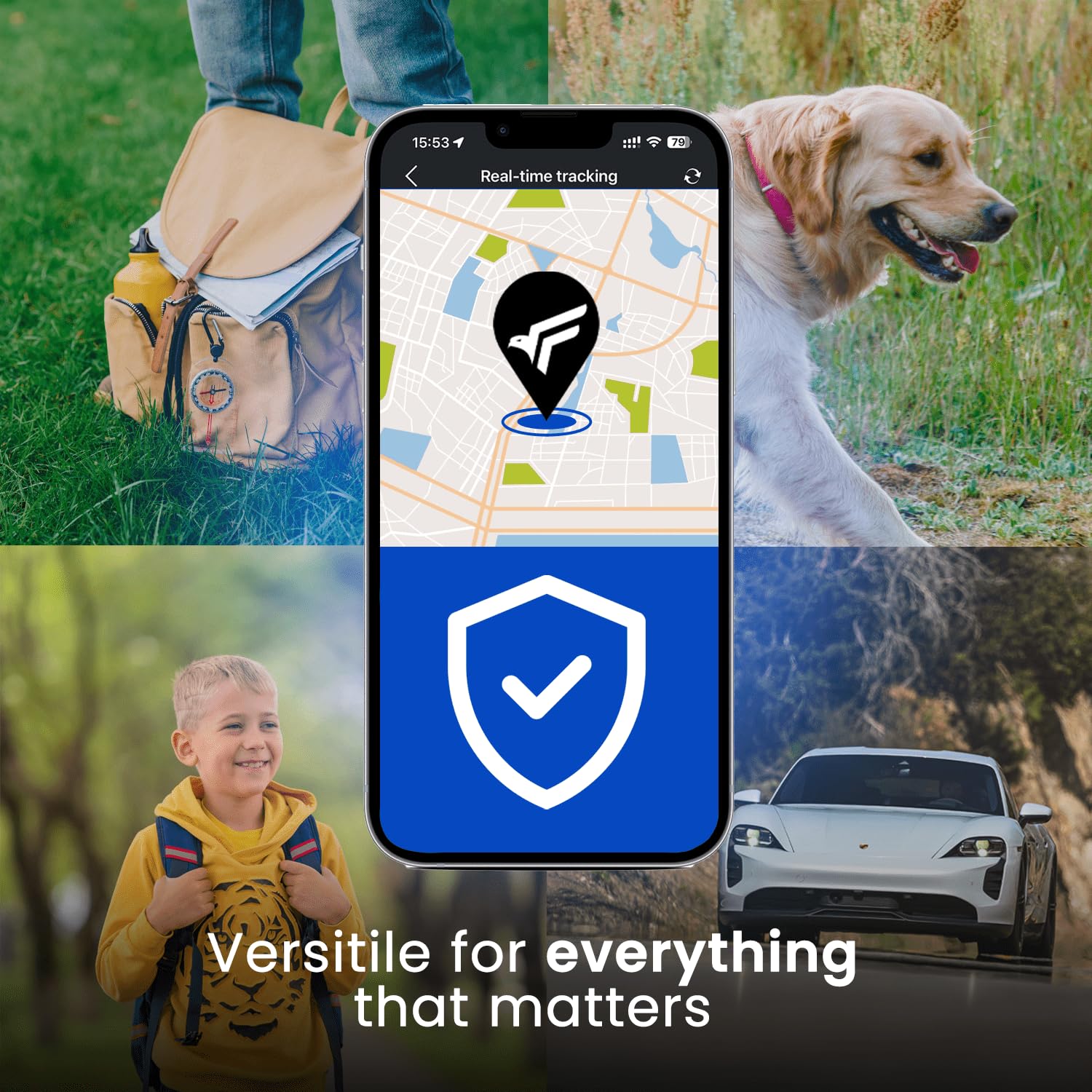 Traceur GPS Pro - Suivi en Temps Réel Via Application, Positionnement Précis Jusqu'À 5 Mètres, Batterie 5000 Mah, Historique des Trajets, Étanchéité Ip65 - Gpsbird