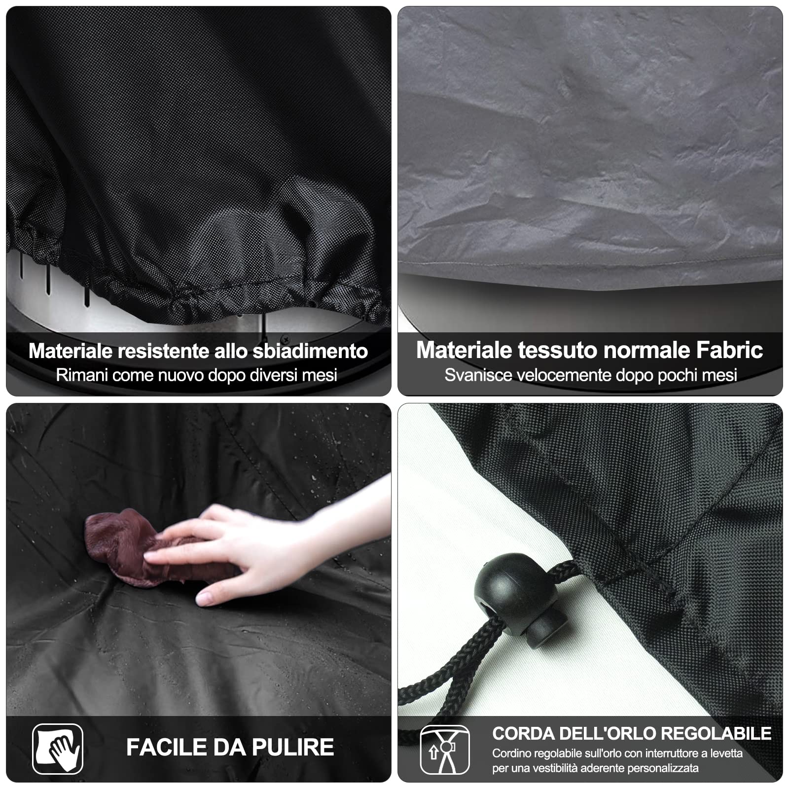 Telo protettivo per stufa da terrazzo Enders Polo 2.0 e sacco da boxe in piedi, fungo riscaldante, resistente agli strappi 420D, impermeabile,antivento,resistente ai raggi UV, 50 x 50 x 120 cm